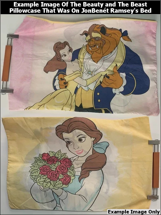 Beauty and The Beast Pillowcase Example